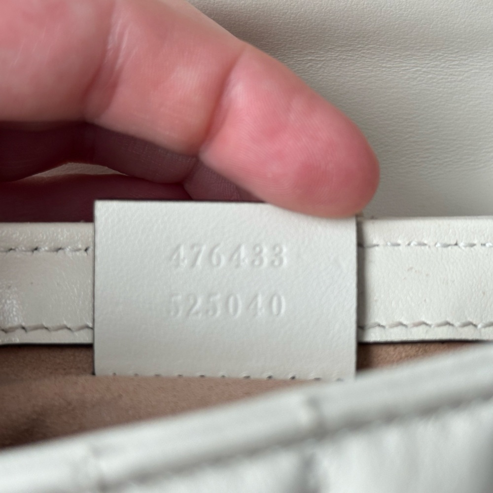 GUCCI GG Marmont Super Mini Bag - Cream - Picture 7 of 8